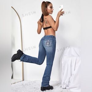 SHEIN, XS (2), Medium Wash